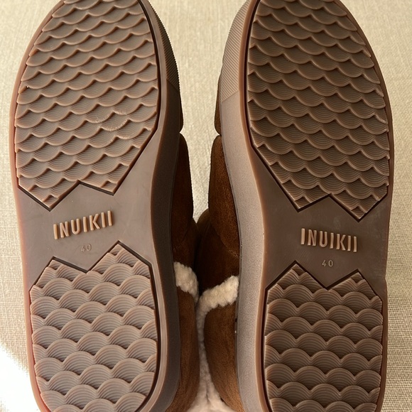 INUIKII NEW Winter waterproof Suede and shearling Winter Ankle Boot cozy❄️❄️ - Picture 4 of 5